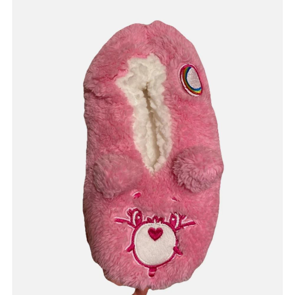 Slippers socks CARE BEARS PINK Sz S-M